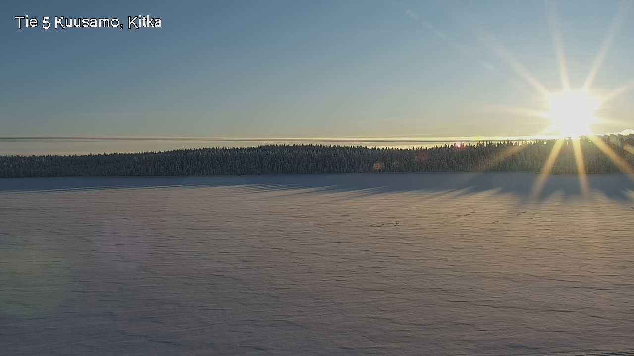 Weather Camera Image Väg 5 Kuusamo, Kitka, Kuusamo, Pohjois-Pohjanmaa