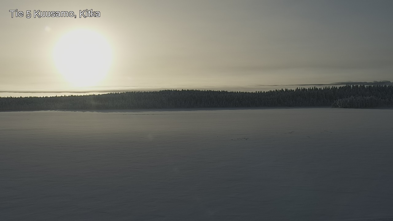 Weather Camera Image Väg 5 Kuusamo, Kitka, Kuusamo, Pohjois-Pohjanmaa
