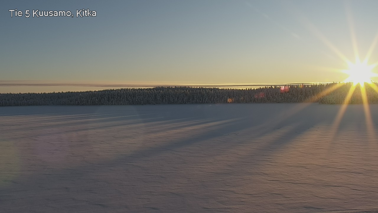 Weather Camera Image Väg 5 Kuusamo, Kitka, Kuusamo, Pohjois-Pohjanmaa