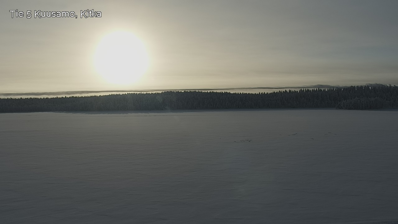 Weather Camera Image Väg 5 Kuusamo, Kitka, Kuusamo, Pohjois-Pohjanmaa