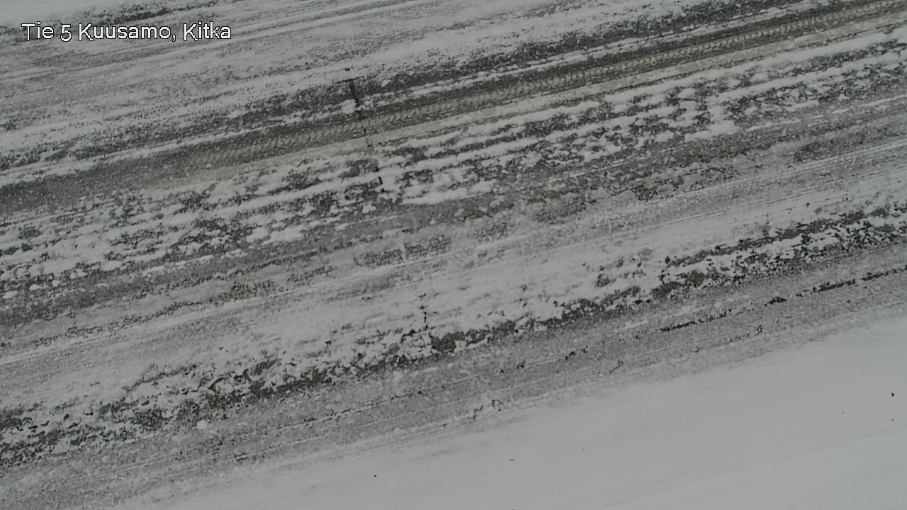 Weather Camera Image Väg 5 Kuusamo, Kitka, Kuusamo, Pohjois-Pohjanmaa