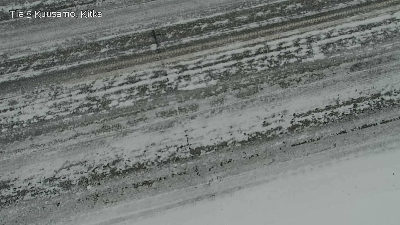 Weather Camera Image Väg 5 Kuusamo, Kitka, Kuusamo, Pohjois-Pohjanmaa