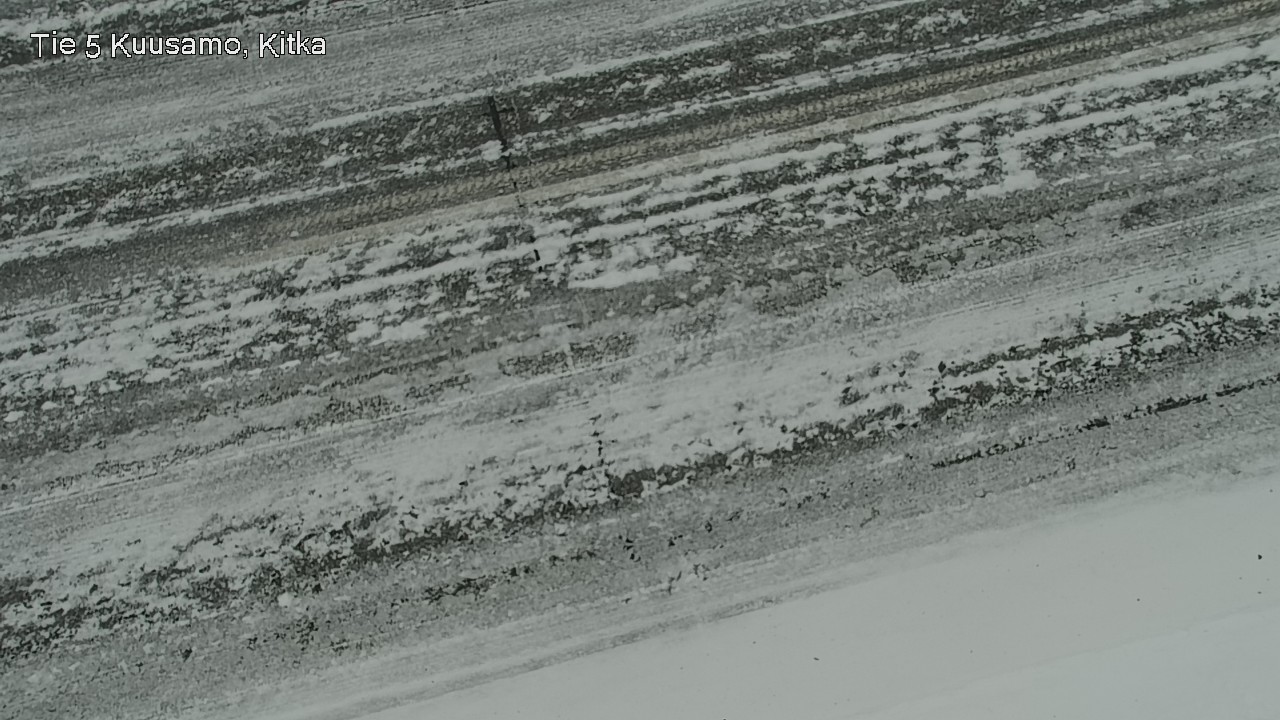 Weather Camera Image Väg 5 Kuusamo, Kitka, Kuusamo, Pohjois-Pohjanmaa