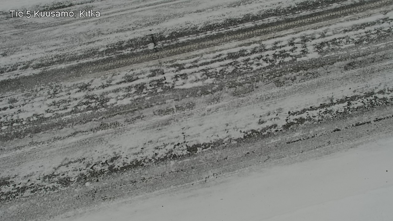 Weather Camera Image Väg 5 Kuusamo, Kitka, Kuusamo, Pohjois-Pohjanmaa
