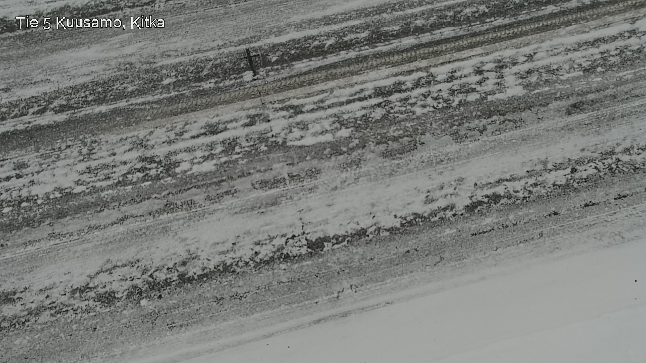 Weather Camera Image Väg 5 Kuusamo, Kitka, Kuusamo, Pohjois-Pohjanmaa