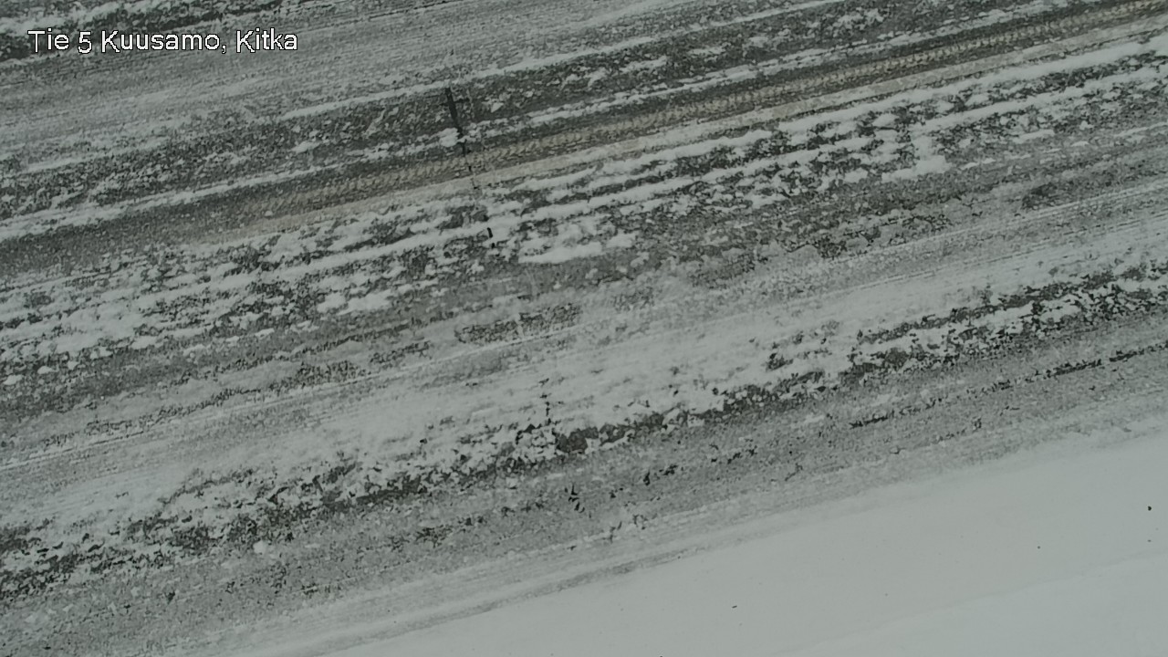 Weather Camera Image Väg 5 Kuusamo, Kitka, Kuusamo, Pohjois-Pohjanmaa