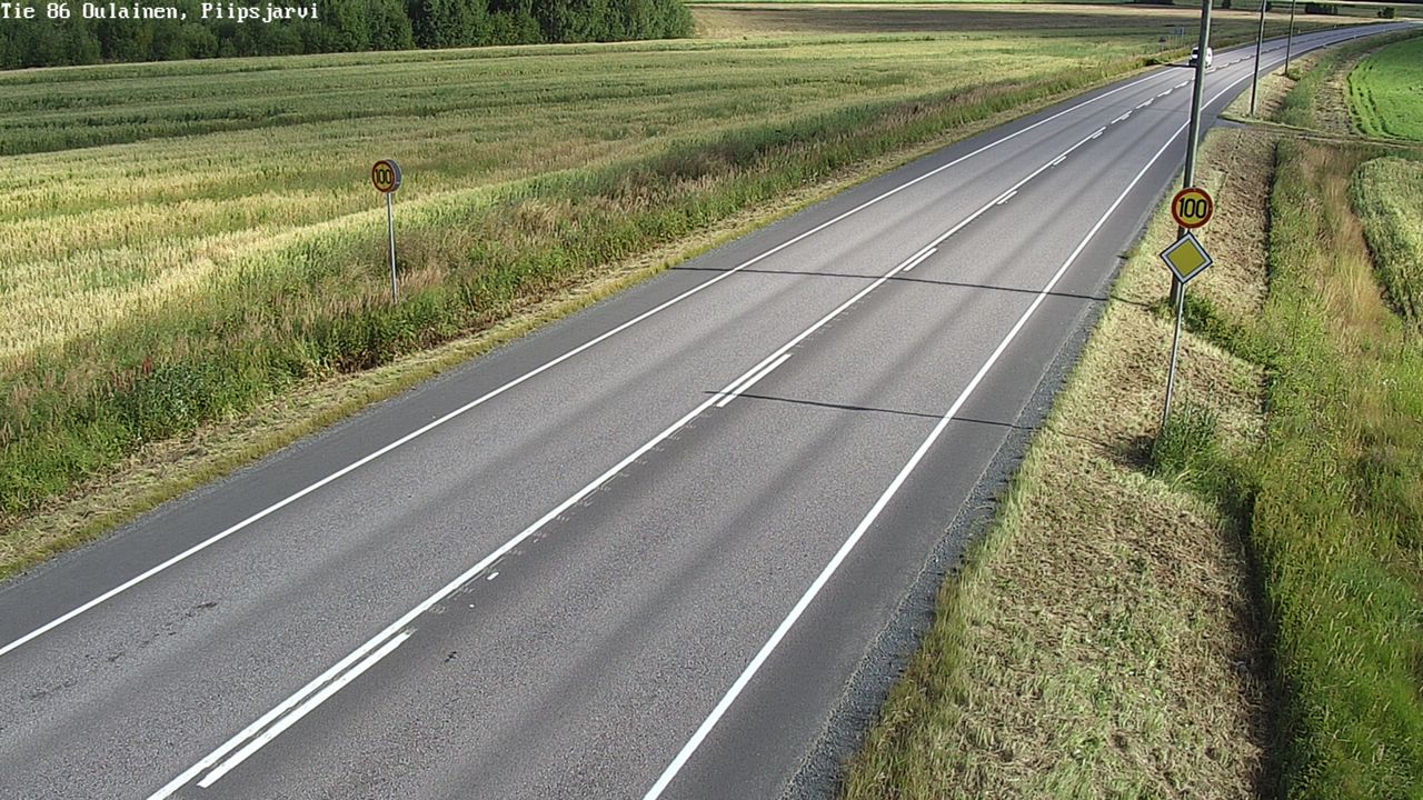 Kelikamerat Kuva Tie 86 Oulainen, Piipsjärvi, Oulainen, Pohjois-Pohjanmaa