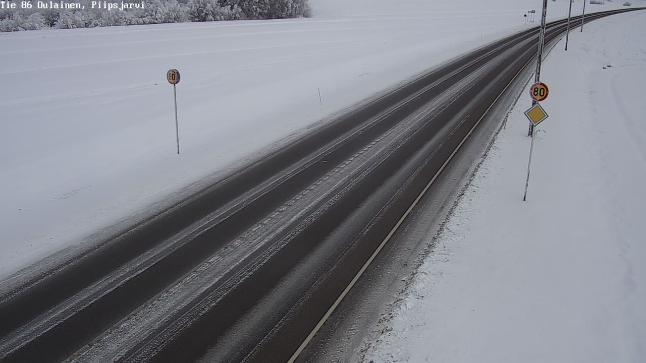 Kelikamerat Kuva Tie 86 Oulainen, Piipsjärvi, Oulainen, Pohjois-Pohjanmaa