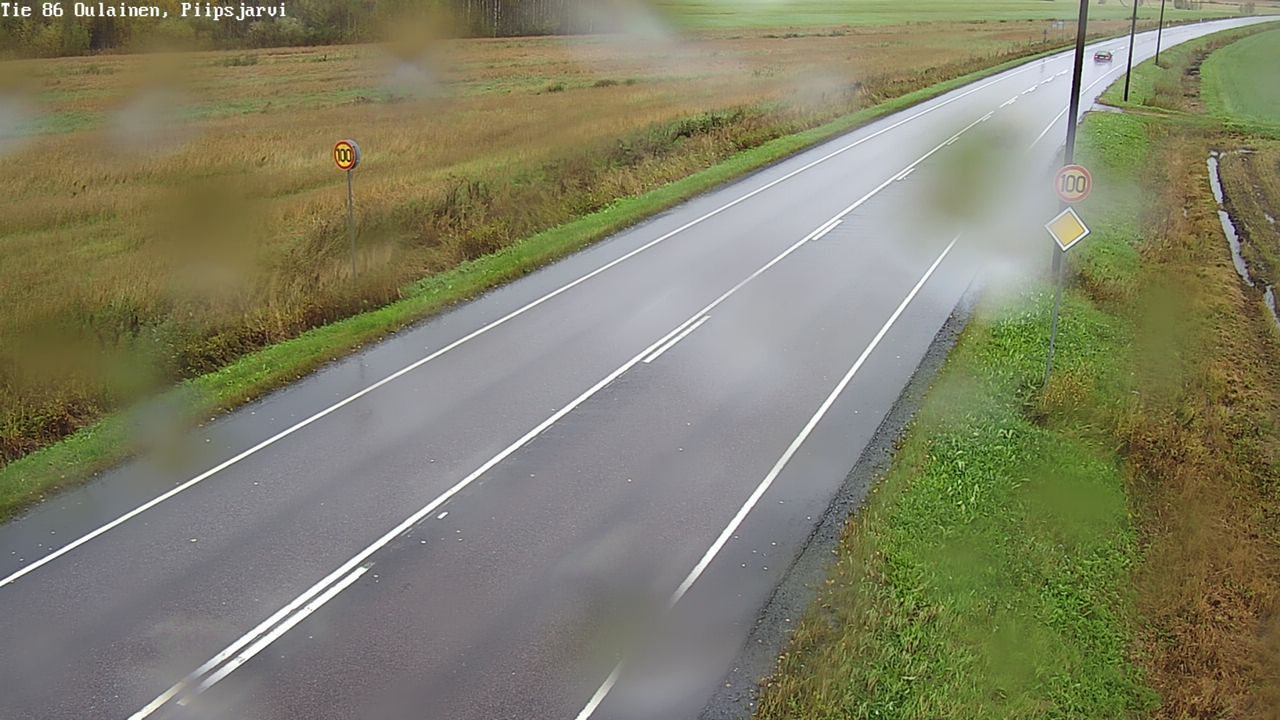 Weather Camera Image Road 86 Oulainen, Piipsjärvi, Oulainen, Pohjois-Pohjanmaa
