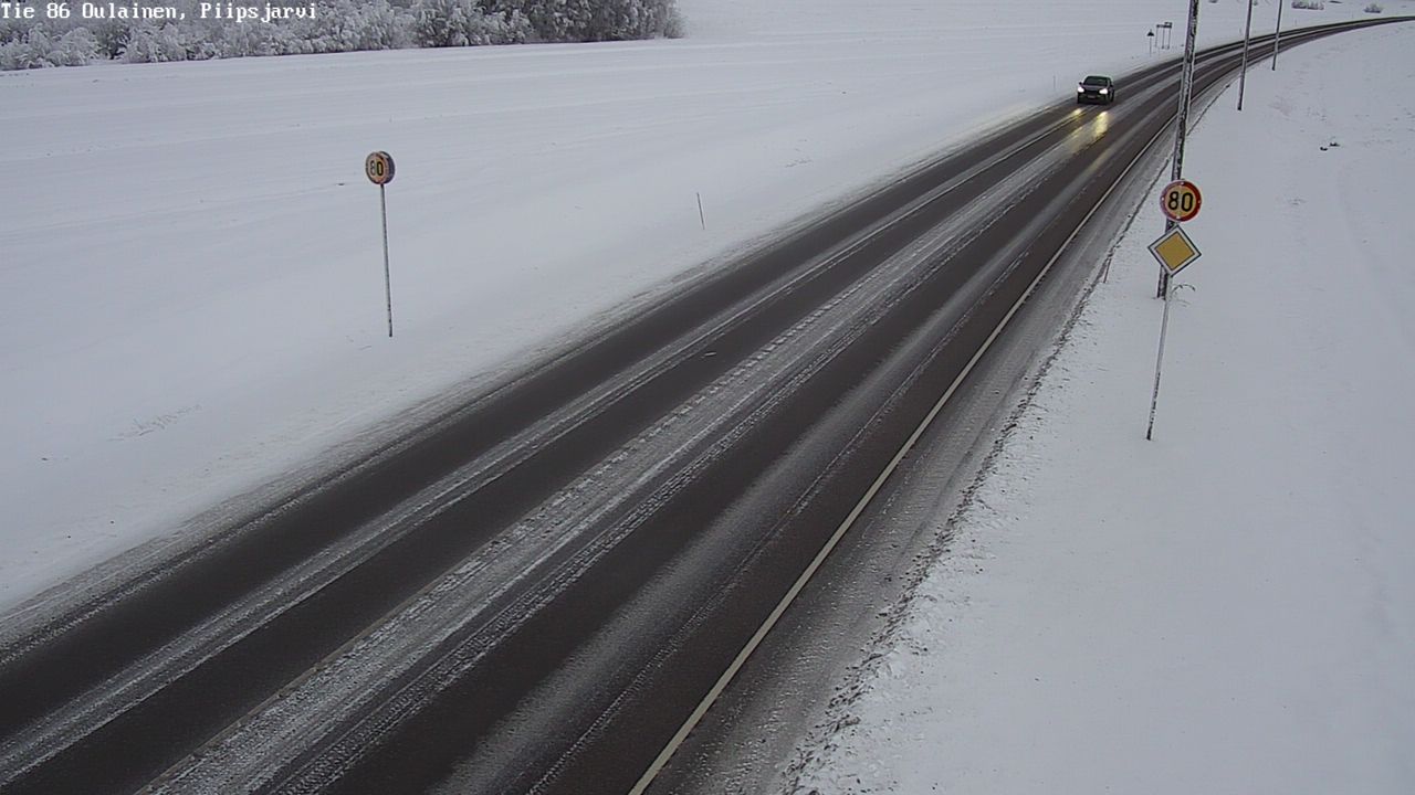Kelikamerat Kuva Tie 86 Oulainen, Piipsjärvi, Oulainen, Pohjois-Pohjanmaa