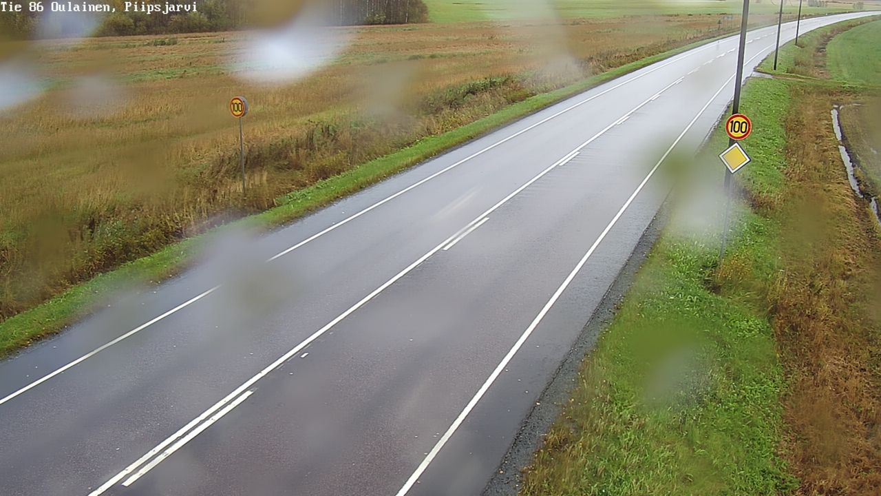 Weather Camera Image Road 86 Oulainen, Piipsjärvi, Oulainen, Pohjois-Pohjanmaa