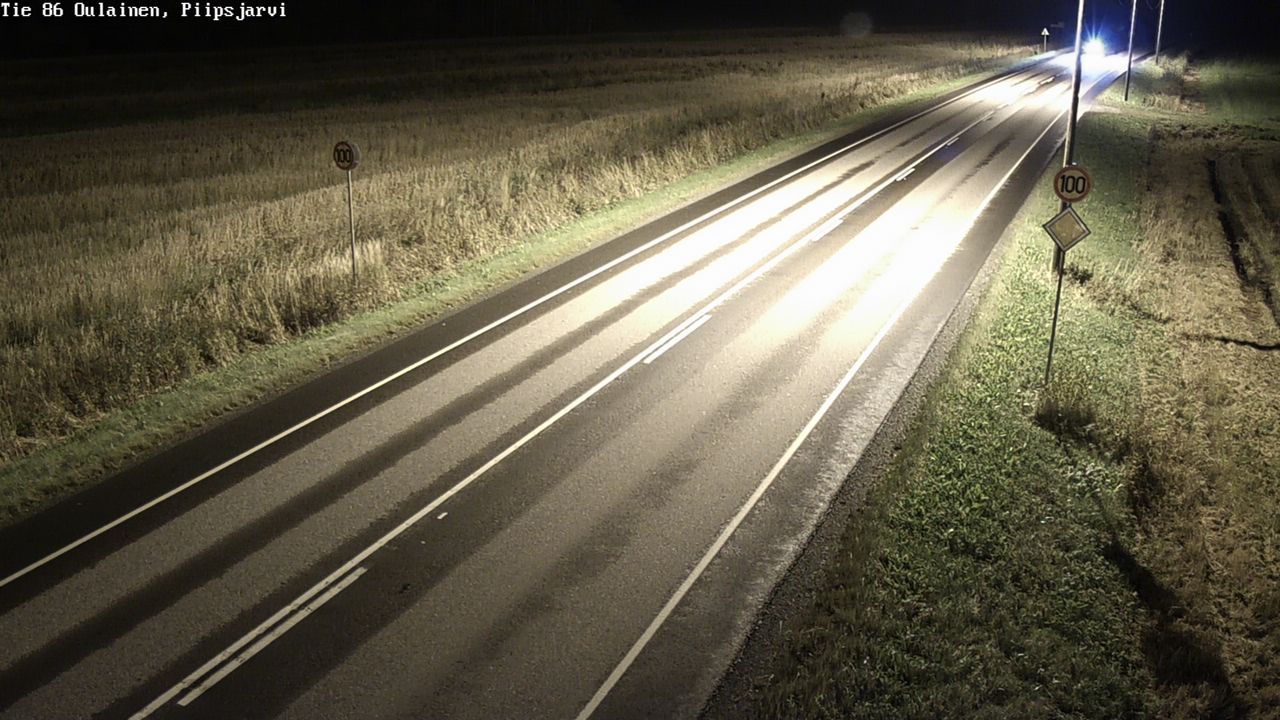 Weather Camera Image Road 86 Oulainen, Piipsjärvi, Oulainen, Pohjois-Pohjanmaa