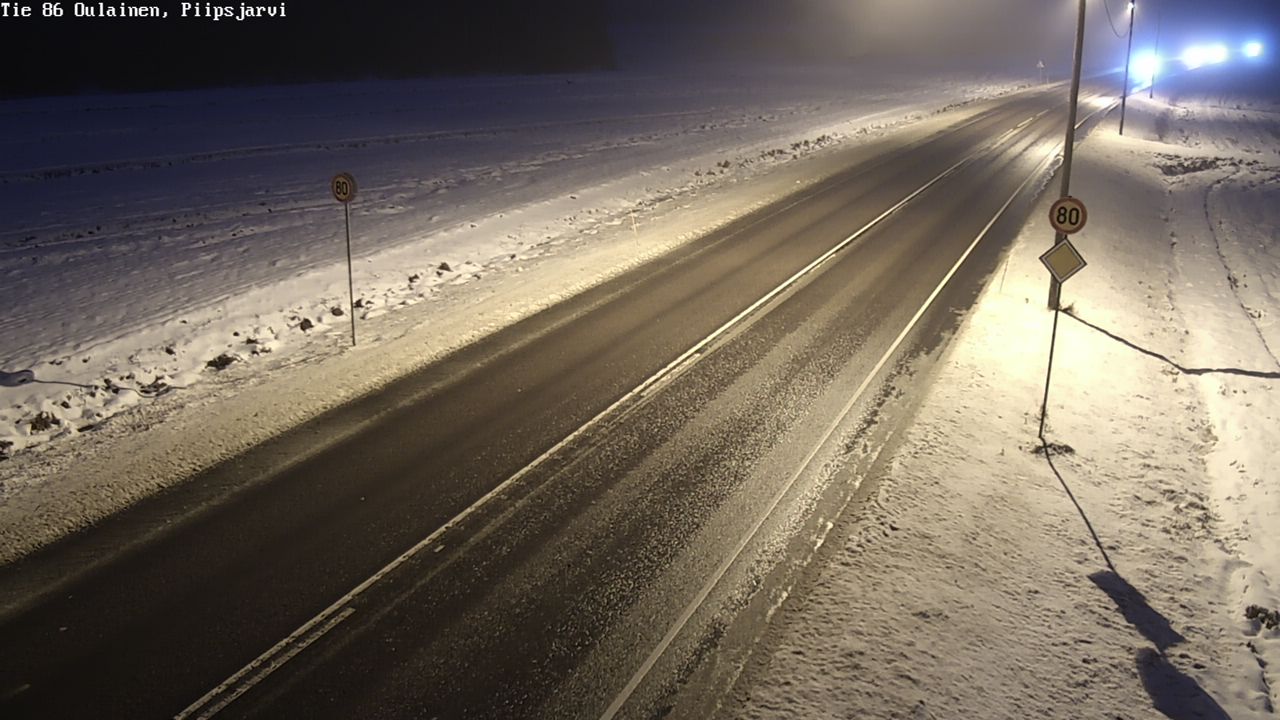 Weather Camera Image Road 86 Oulainen, Piipsjärvi, Oulainen, Pohjois-Pohjanmaa