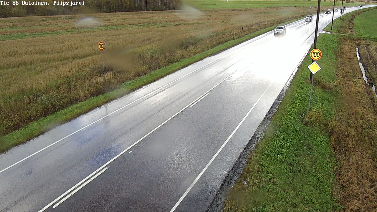 Weather Camera Image Road 86 Oulainen, Piipsjärvi, Oulainen, Pohjois-Pohjanmaa