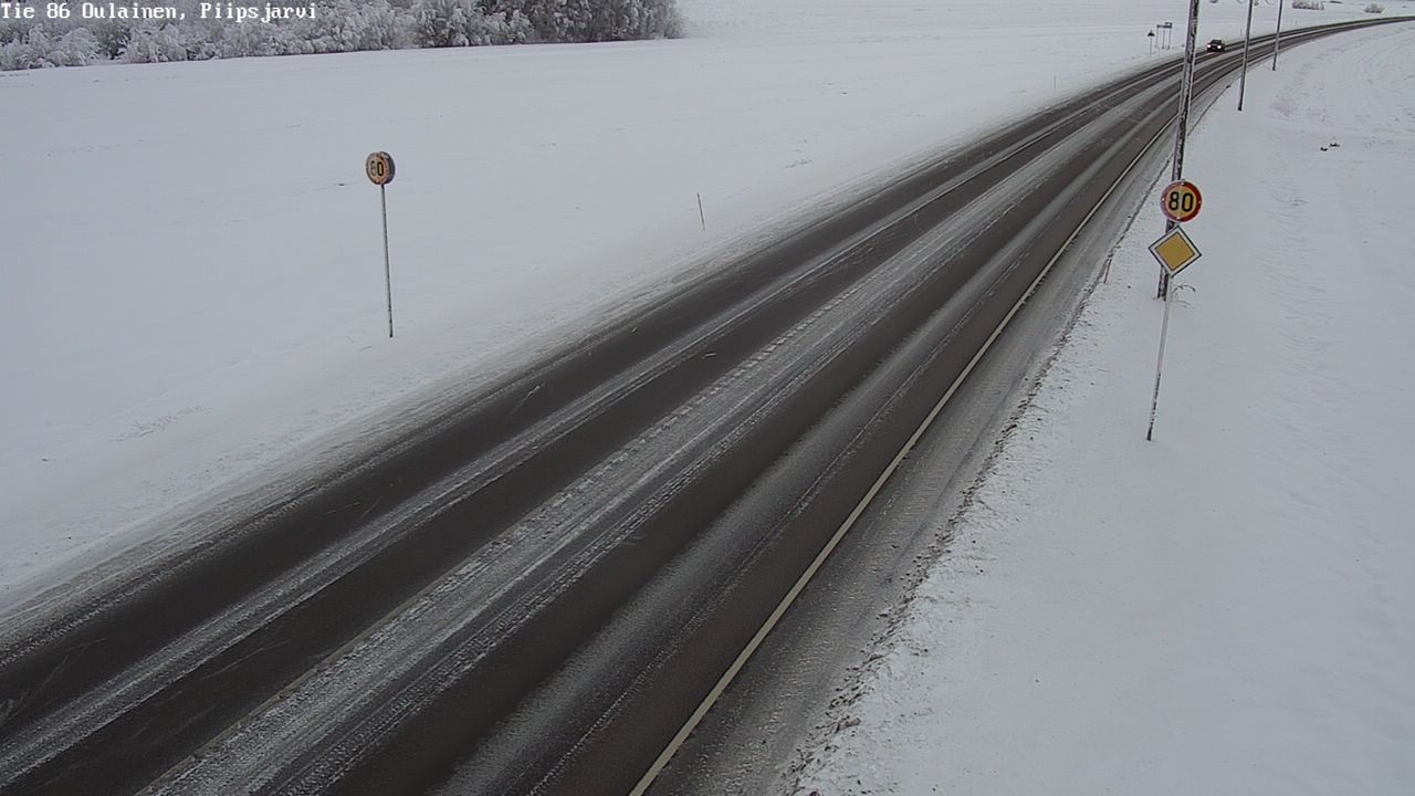 Kelikamerat Kuva Tie 86 Oulainen, Piipsjärvi, Oulainen, Pohjois-Pohjanmaa