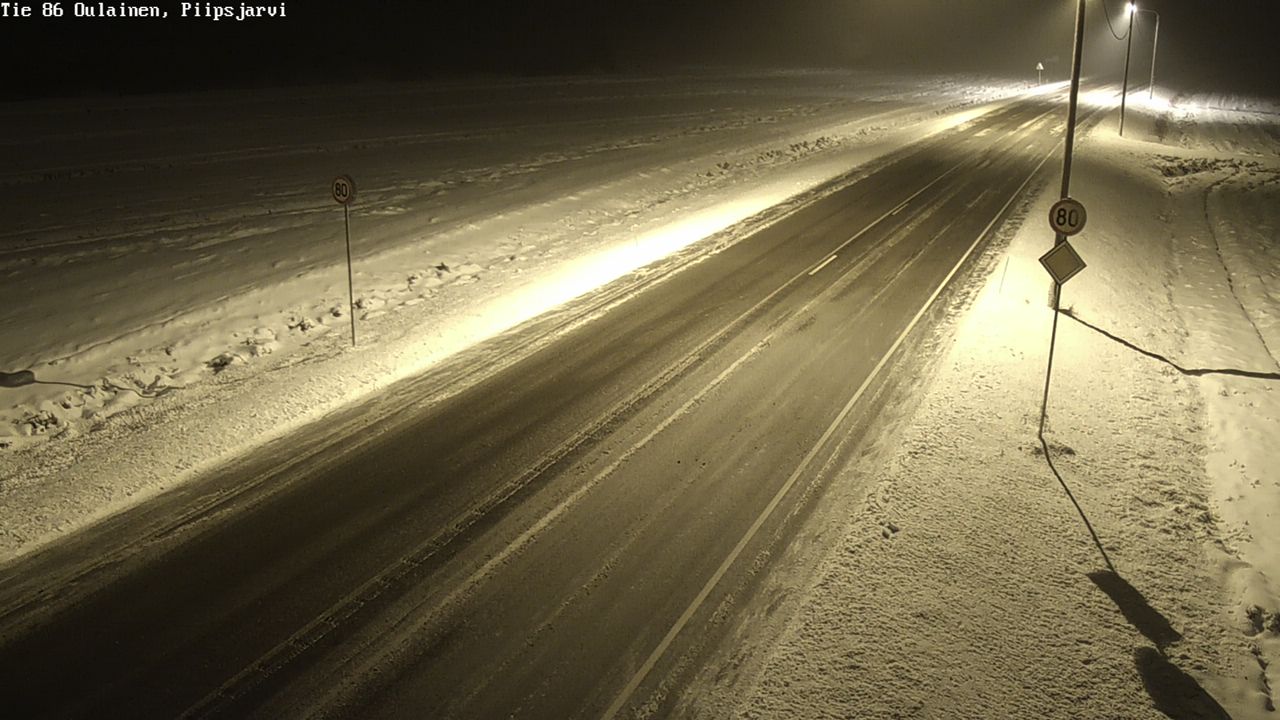 Kelikamerat Kuva Tie 86 Oulainen, Piipsjärvi, Oulainen, Pohjois-Pohjanmaa