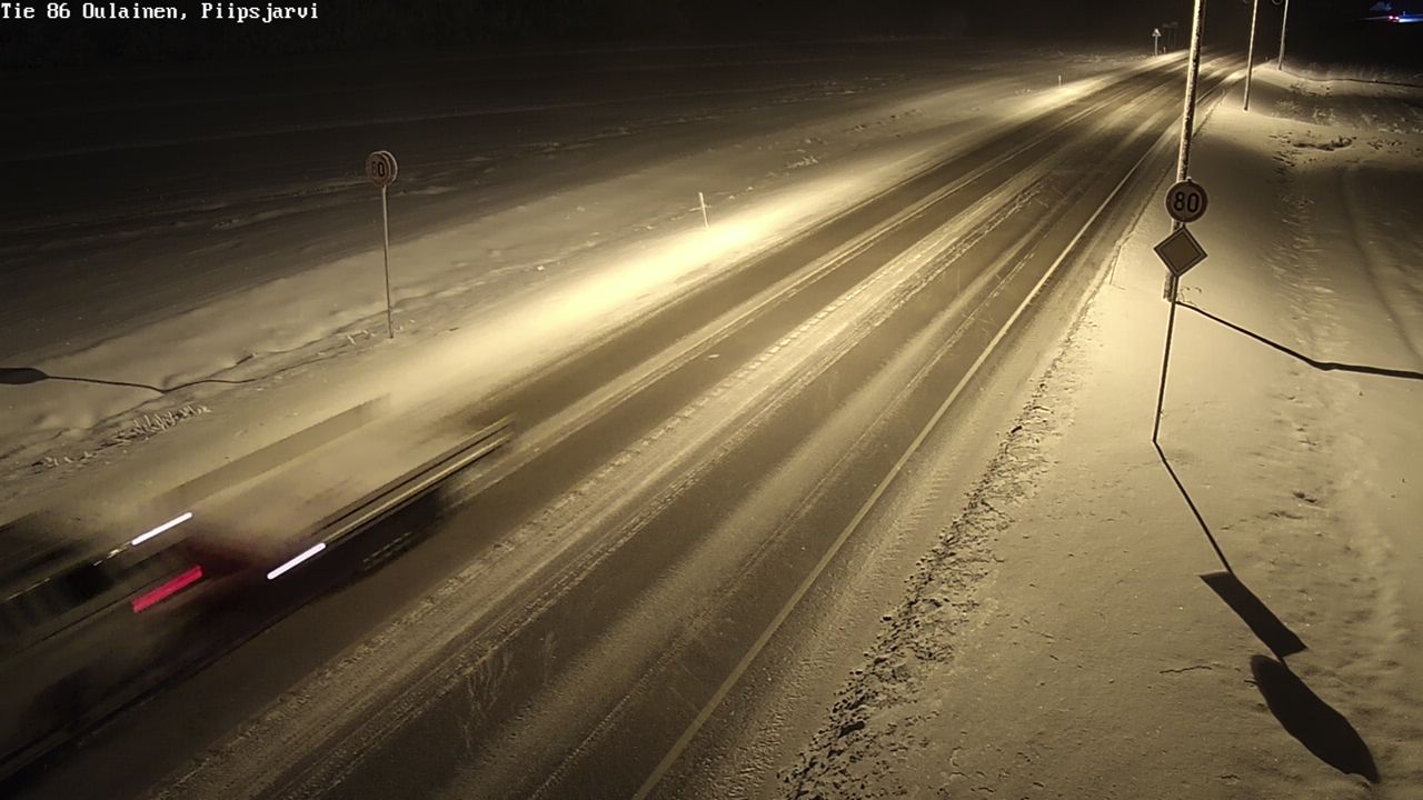 Kelikamerat Kuva Tie 86 Oulainen, Piipsjärvi, Oulainen, Pohjois-Pohjanmaa