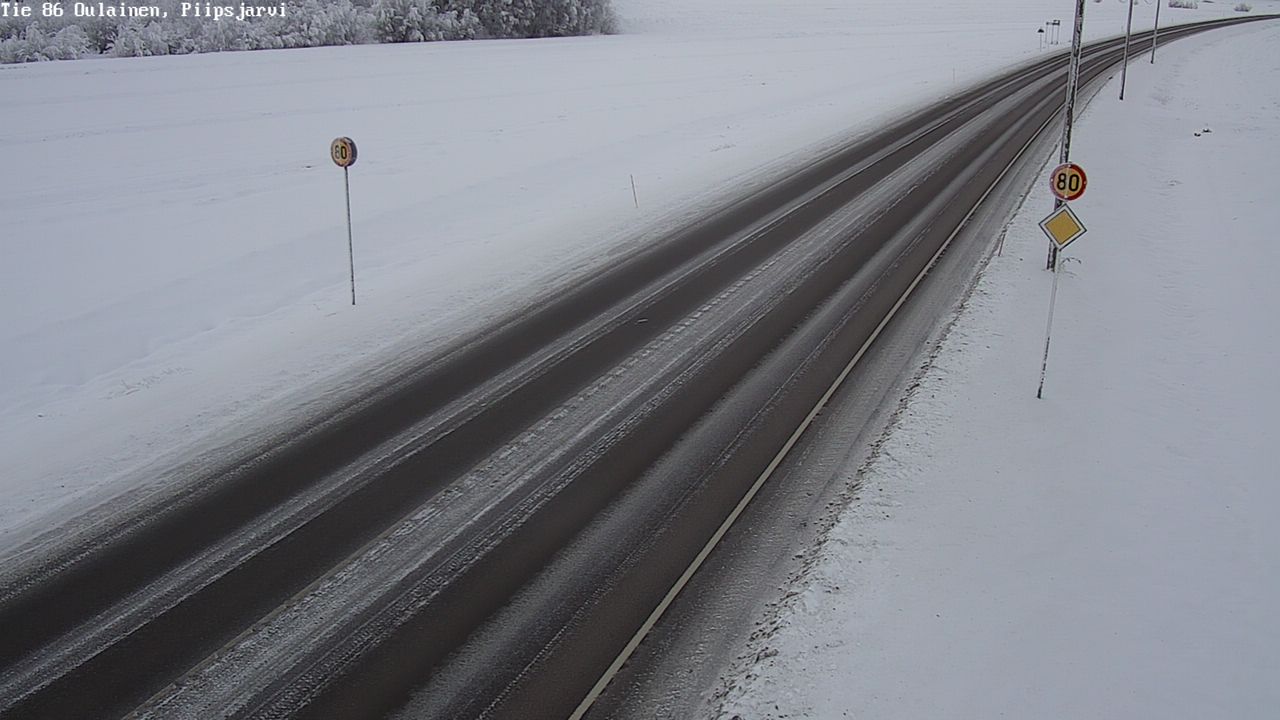 Kelikamerat Kuva Tie 86 Oulainen, Piipsjärvi, Oulainen, Pohjois-Pohjanmaa