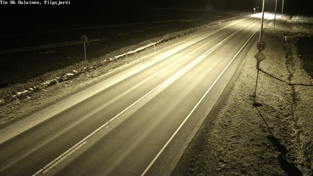 Kelikamerat Kuva Tie 86 Oulainen, Piipsjärvi, Oulainen, Pohjois-Pohjanmaa