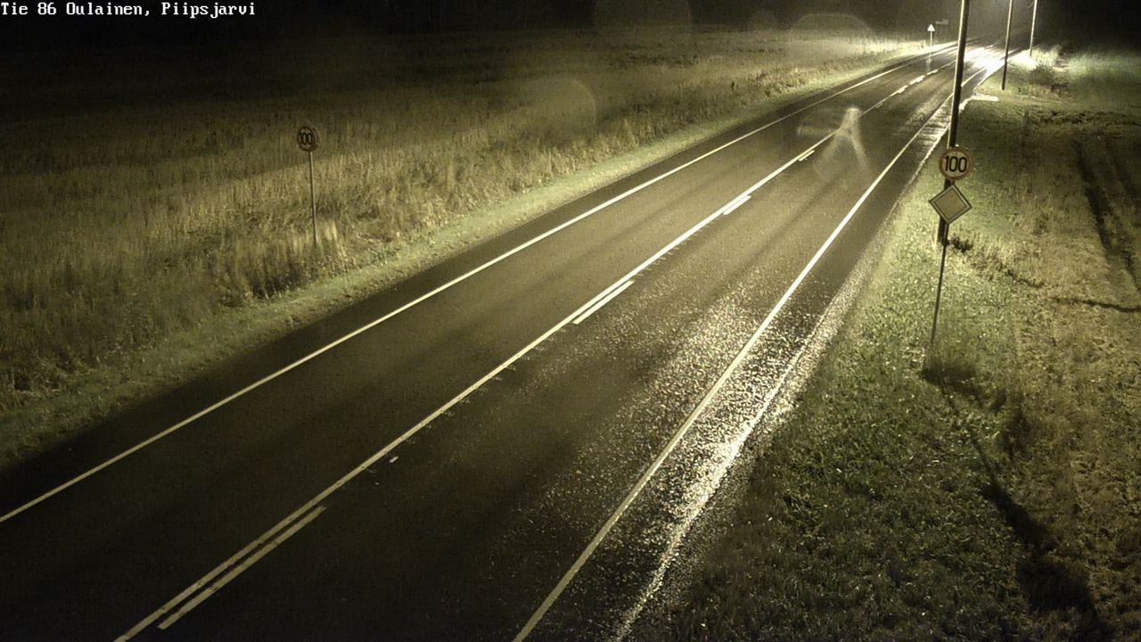 Weather Camera Image Road 86 Oulainen, Piipsjärvi, Oulainen, Pohjois-Pohjanmaa