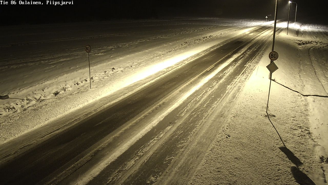 Kelikamerat Kuva Tie 86 Oulainen, Piipsjärvi, Oulainen, Pohjois-Pohjanmaa