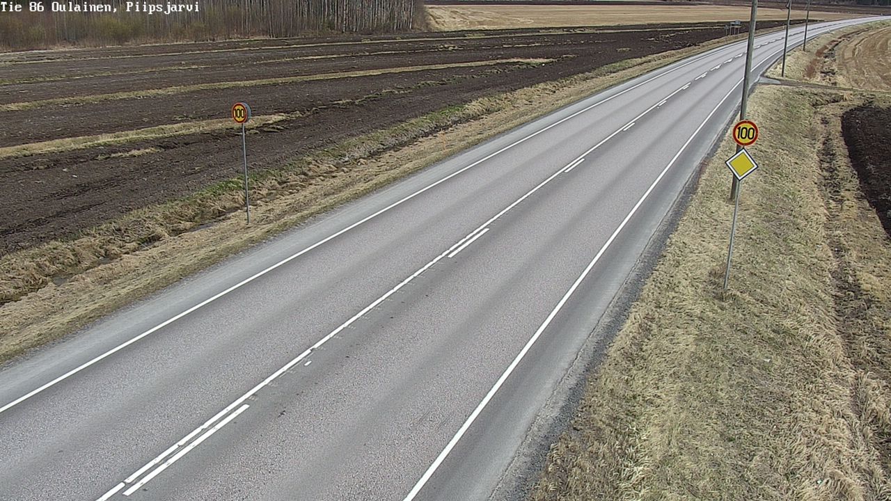 Kelikamerat Kuva Tie 86 Oulainen, Piipsjärvi, Oulainen, Pohjois-Pohjanmaa