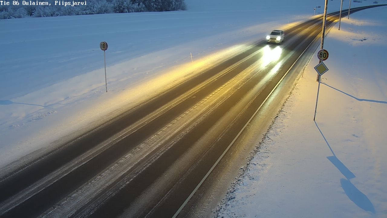 Kelikamerat Kuva Tie 86 Oulainen, Piipsjärvi, Oulainen, Pohjois-Pohjanmaa
