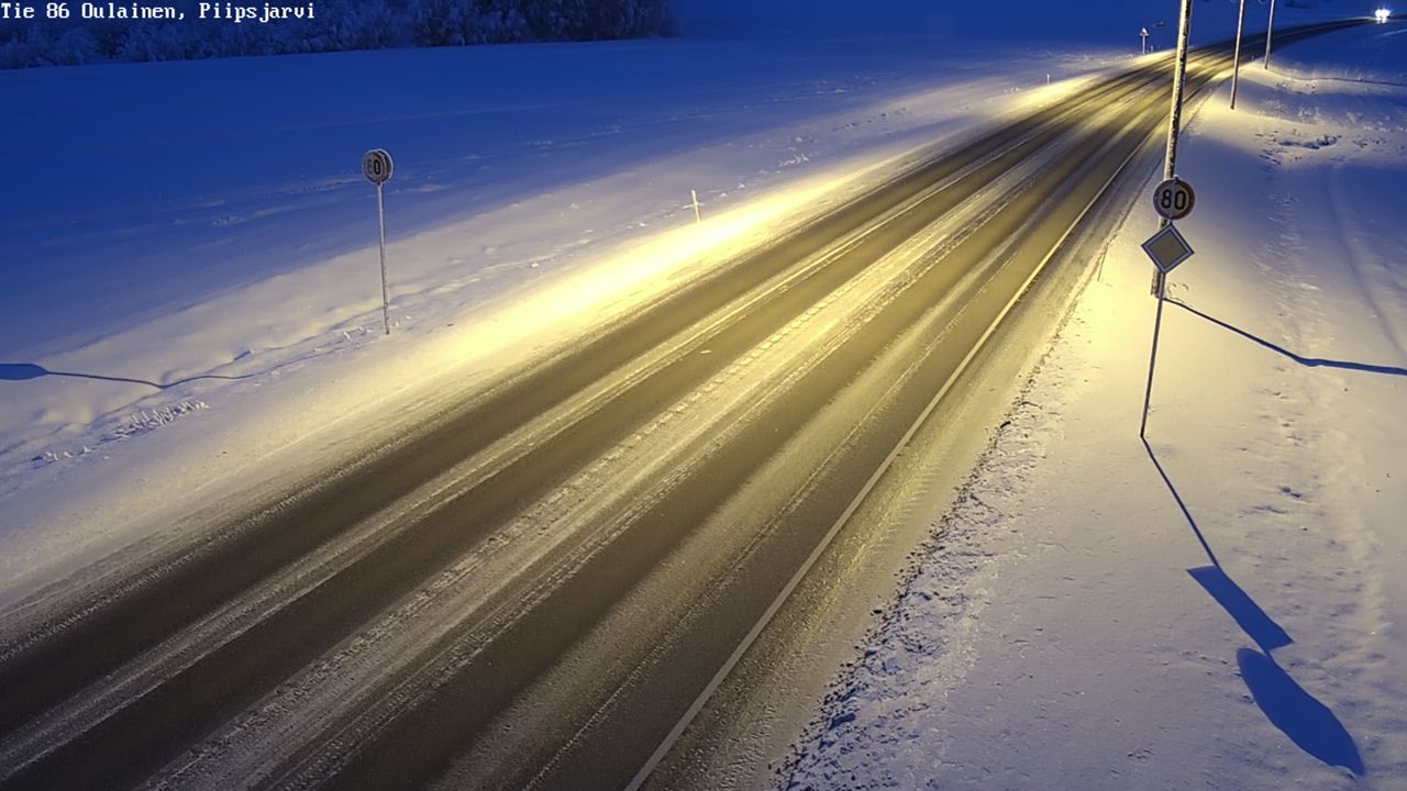 Kelikamerat Kuva Tie 86 Oulainen, Piipsjärvi, Oulainen, Pohjois-Pohjanmaa