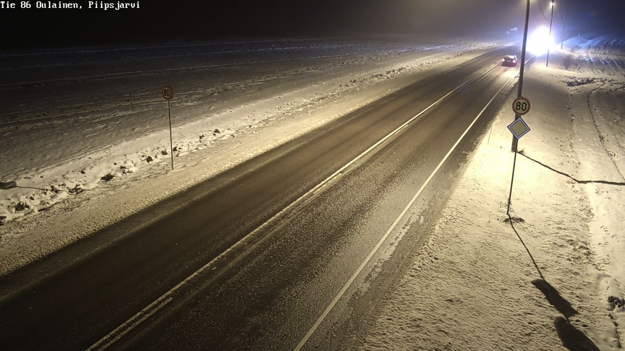 Weather Camera Image Road 86 Oulainen, Piipsjärvi, Oulainen, Pohjois-Pohjanmaa