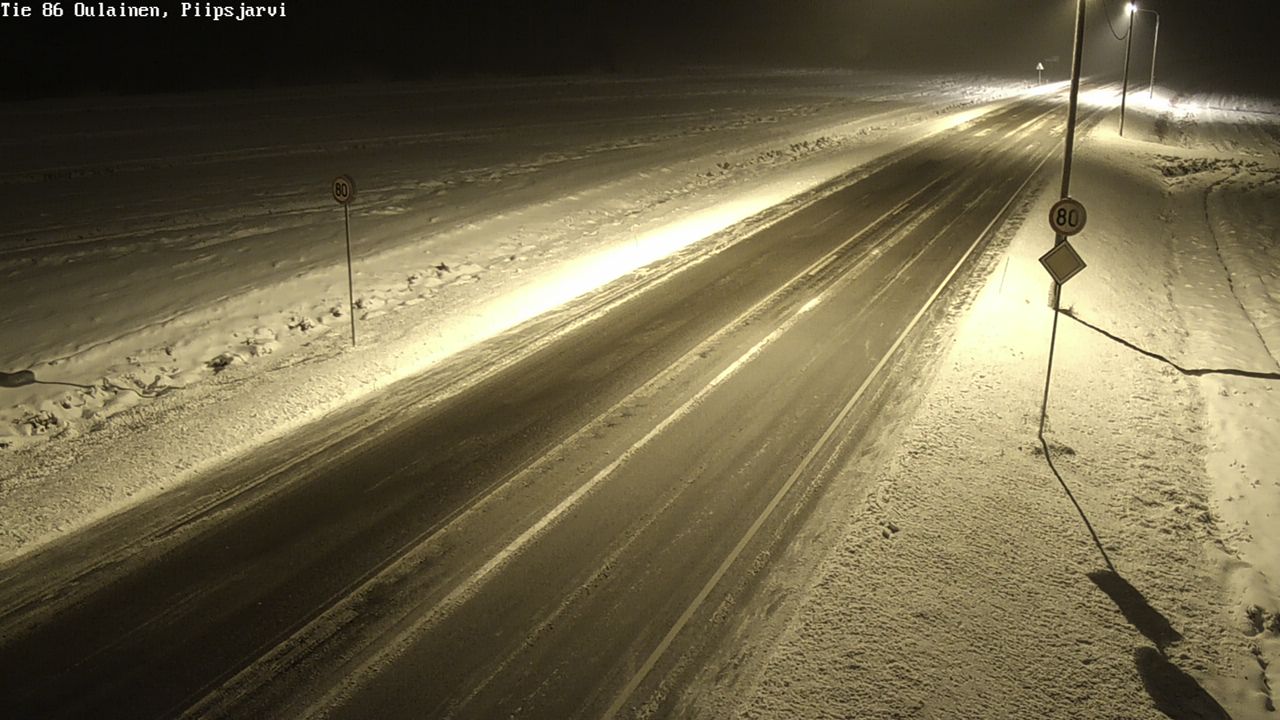 Kelikamerat Kuva Tie 86 Oulainen, Piipsjärvi, Oulainen, Pohjois-Pohjanmaa