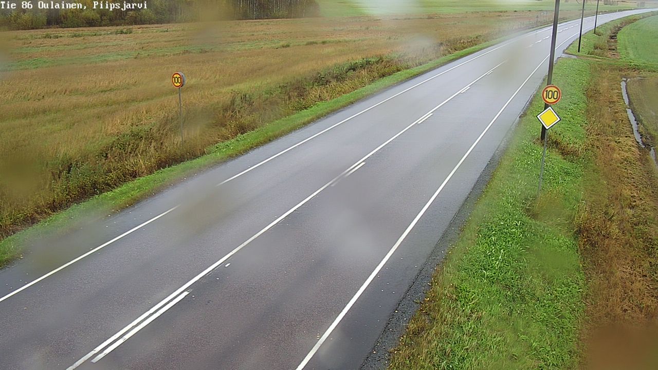 Weather Camera Image Road 86 Oulainen, Piipsjärvi, Oulainen, Pohjois-Pohjanmaa