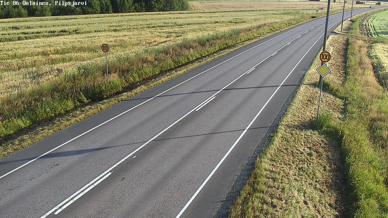 Kelikamerat Kuva Tie 86 Oulainen, Piipsjärvi, Oulainen, Pohjois-Pohjanmaa