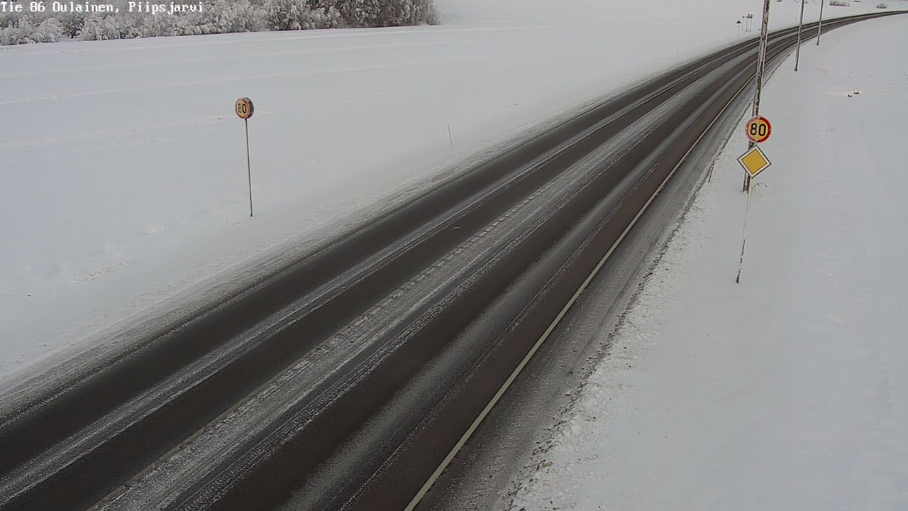 Kelikamerat Kuva Tie 86 Oulainen, Piipsjärvi, Oulainen, Pohjois-Pohjanmaa