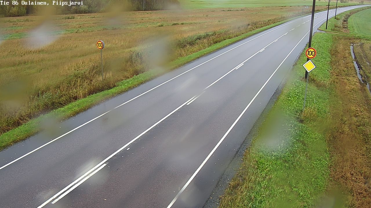 Weather Camera Image Road 86 Oulainen, Piipsjärvi, Oulainen, Pohjois-Pohjanmaa