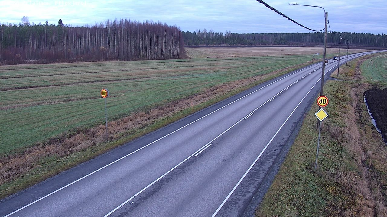 Kelikamerat Kuva Tie 86 Oulainen, Piipsjärvi, Oulainen, Pohjois-Pohjanmaa