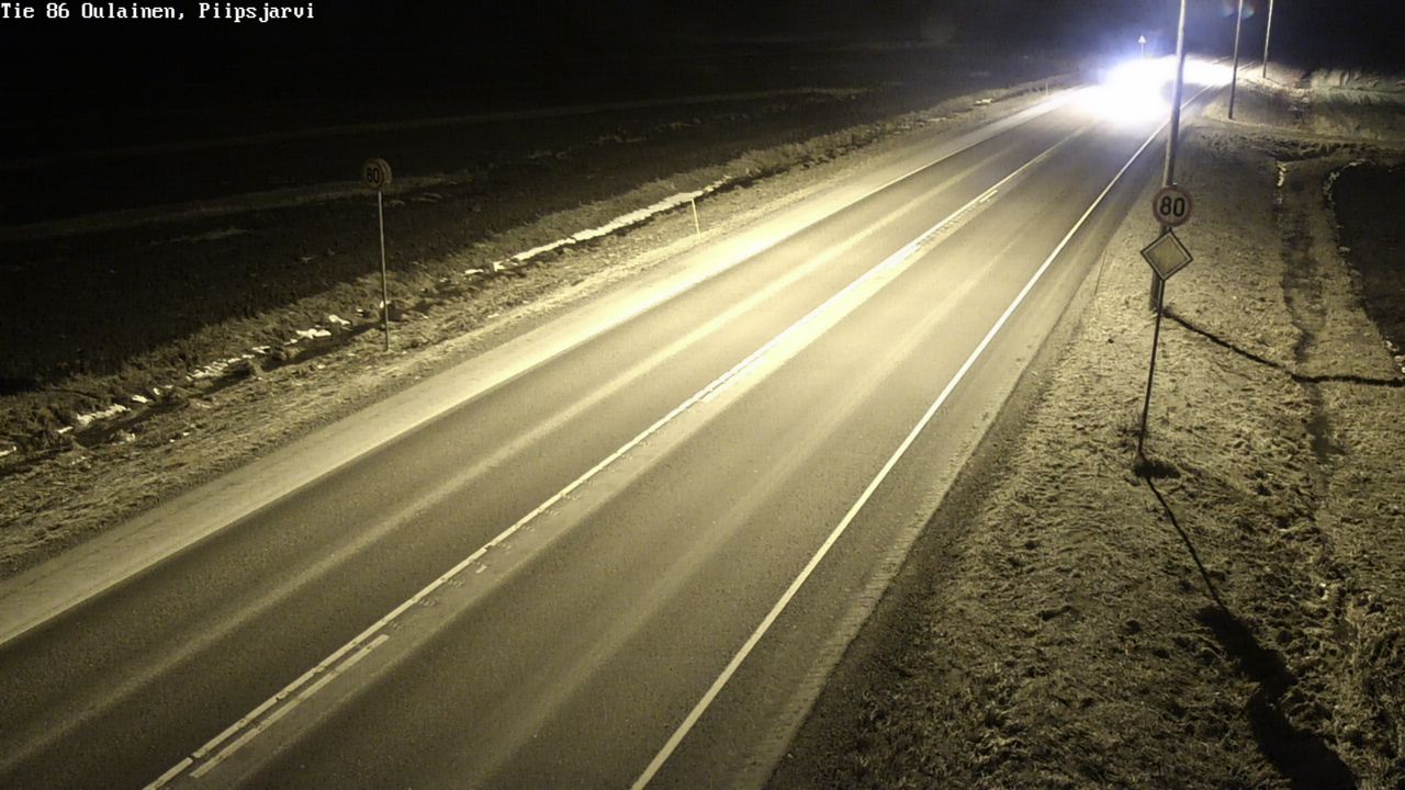 Kelikamerat Kuva Tie 86 Oulainen, Piipsjärvi, Oulainen, Pohjois-Pohjanmaa