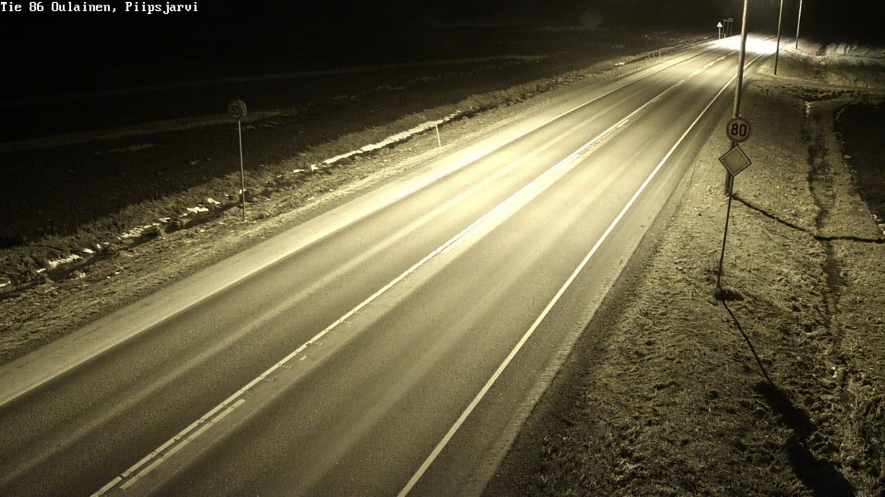 Kelikamerat Kuva Tie 86 Oulainen, Piipsjärvi, Oulainen, Pohjois-Pohjanmaa