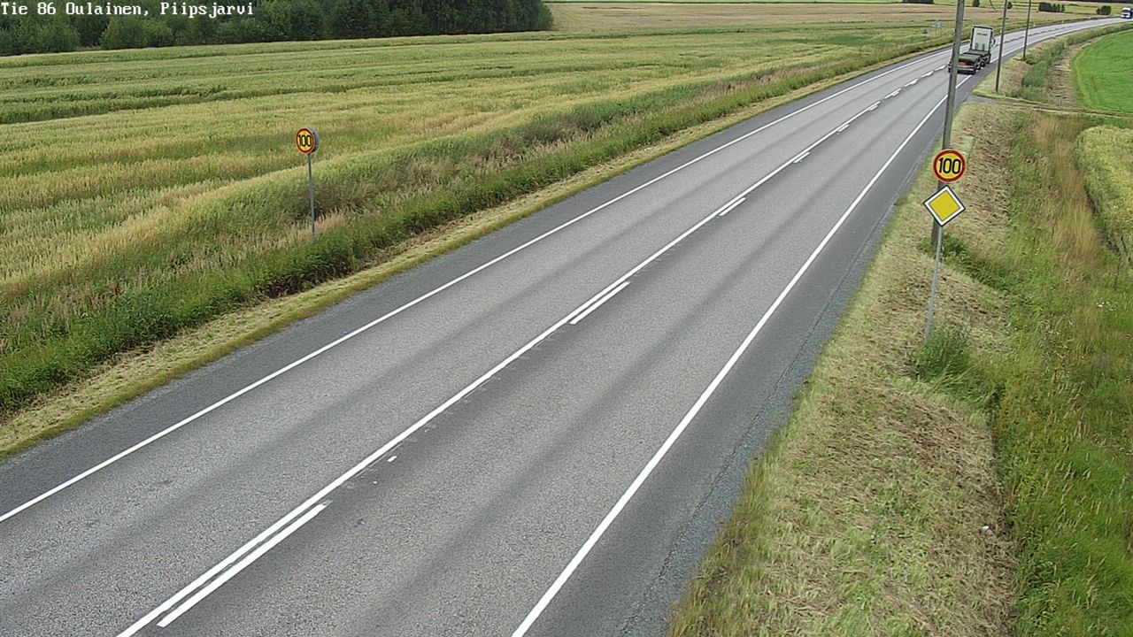 Weather Camera Image Road 86 Oulainen, Piipsjärvi, Oulainen, Pohjois-Pohjanmaa