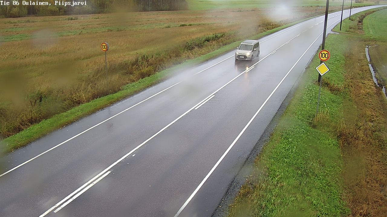 Weather Camera Image Road 86 Oulainen, Piipsjärvi, Oulainen, Pohjois-Pohjanmaa