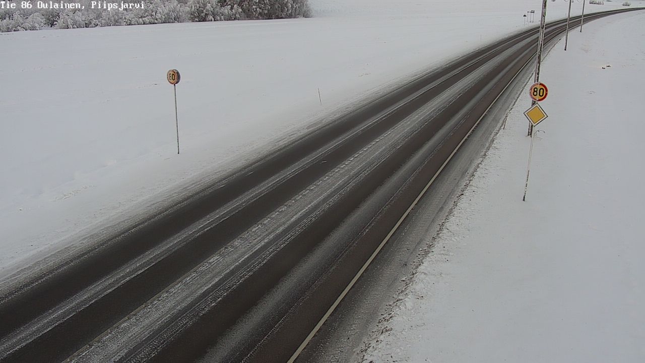 Kelikamerat Kuva Tie 86 Oulainen, Piipsjärvi, Oulainen, Pohjois-Pohjanmaa