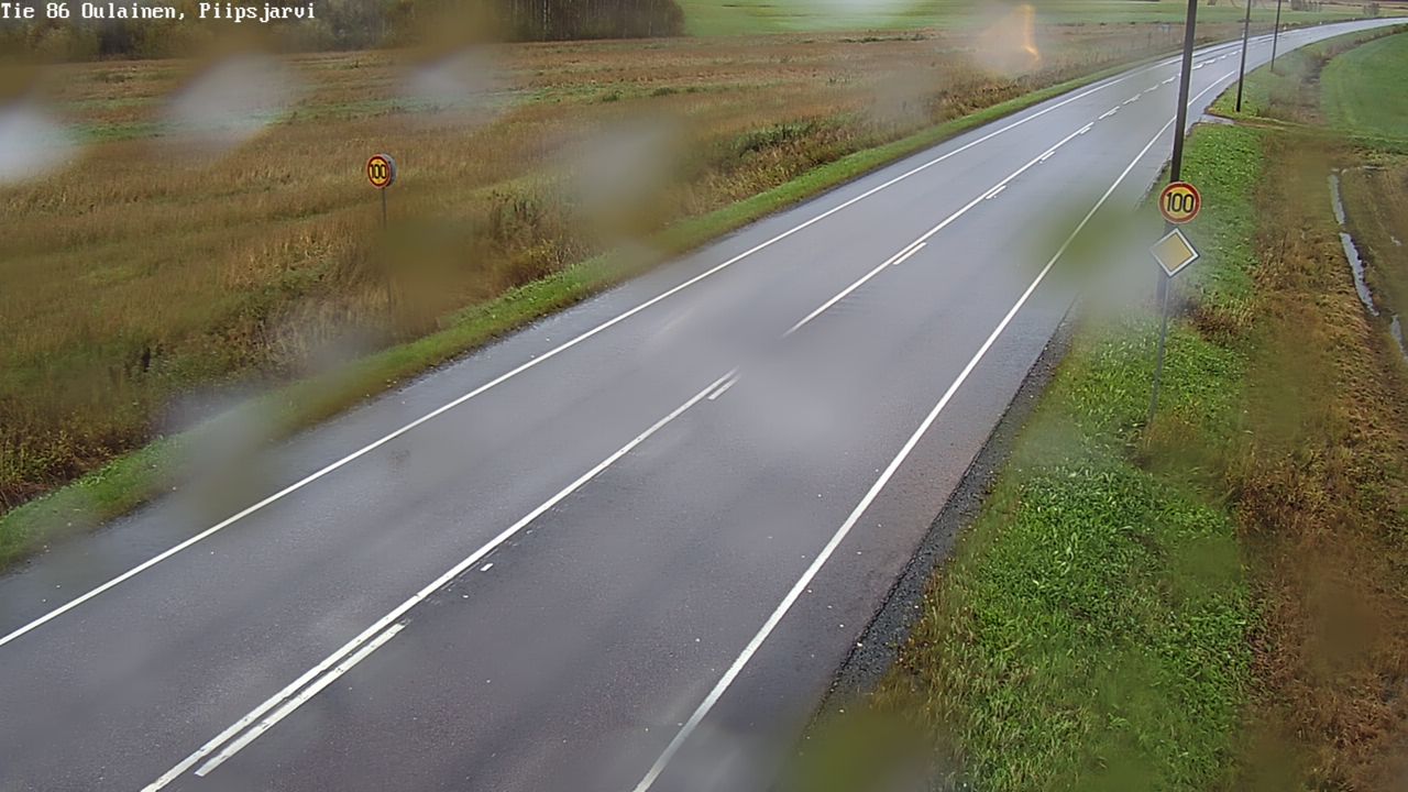 Weather Camera Image Road 86 Oulainen, Piipsjärvi, Oulainen, Pohjois-Pohjanmaa