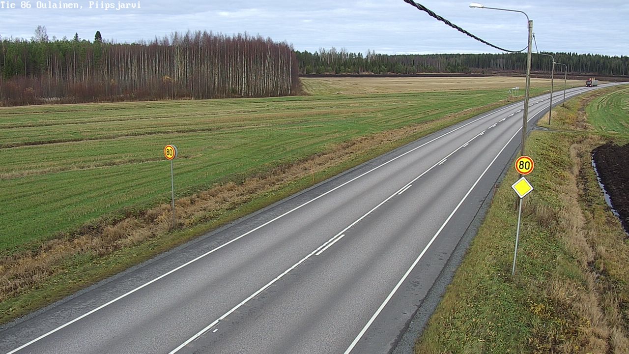 Kelikamerat Kuva Tie 86 Oulainen, Piipsjärvi, Oulainen, Pohjois-Pohjanmaa