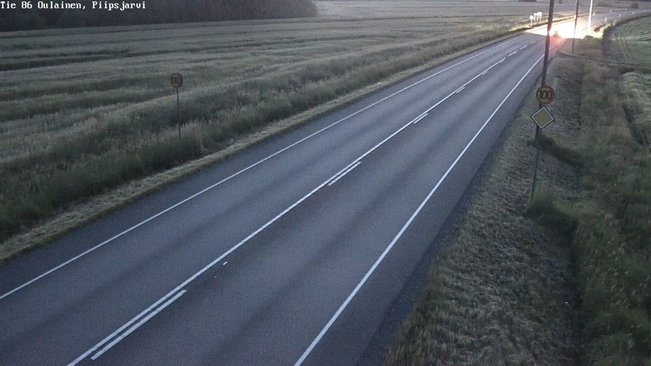 Kelikamerat Kuva Tie 86 Oulainen, Piipsjärvi, Oulainen, Pohjois-Pohjanmaa