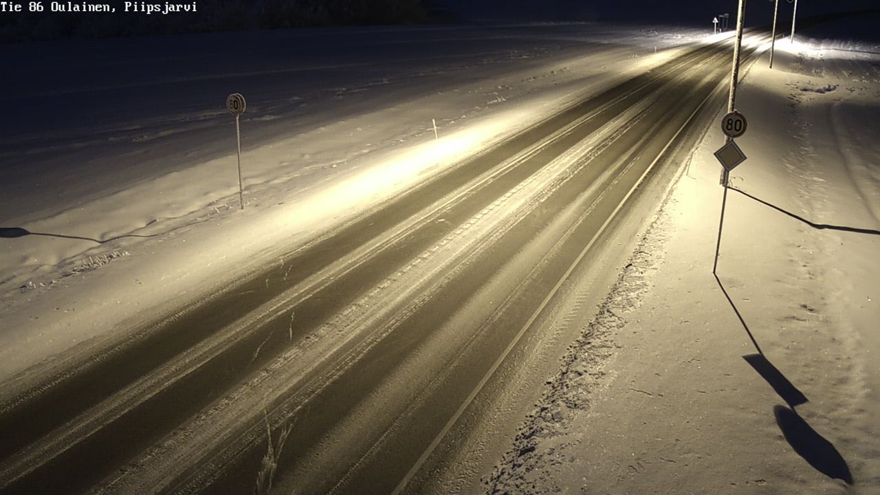 Kelikamerat Kuva Tie 86 Oulainen, Piipsjärvi, Oulainen, Pohjois-Pohjanmaa