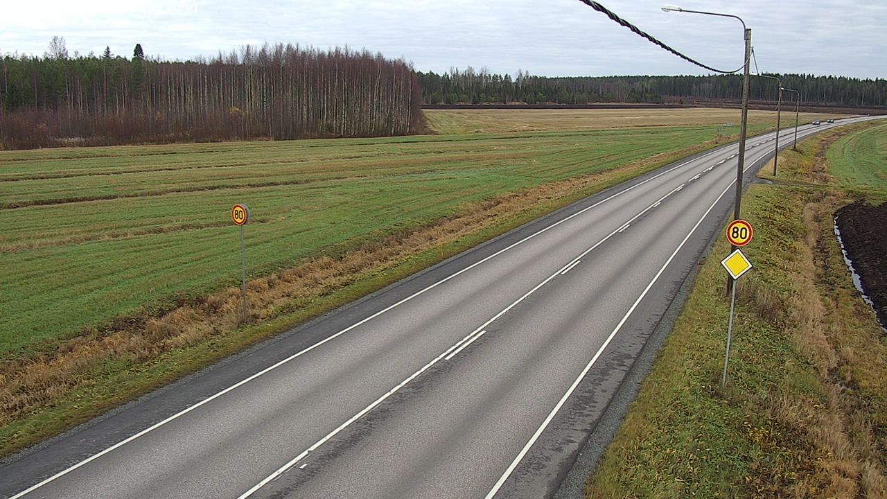 Kelikamerat Kuva Tie 86 Oulainen, Piipsjärvi, Oulainen, Pohjois-Pohjanmaa