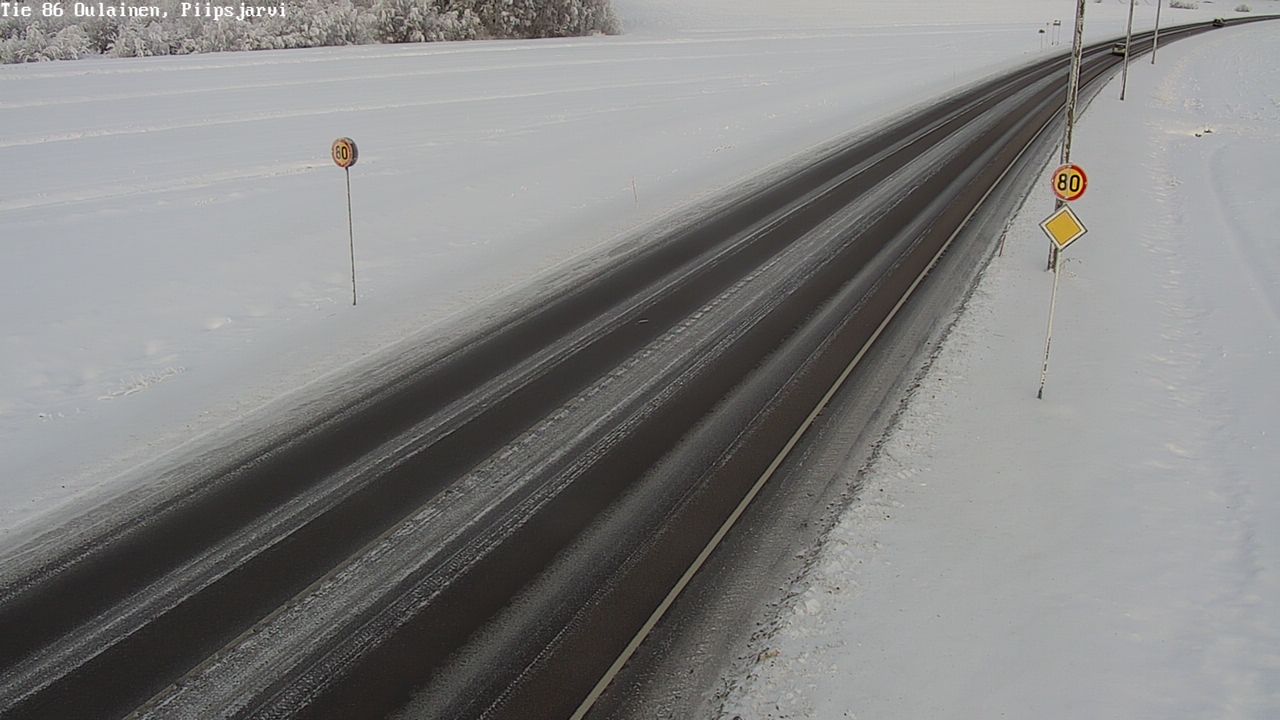Kelikamerat Kuva Tie 86 Oulainen, Piipsjärvi, Oulainen, Pohjois-Pohjanmaa
