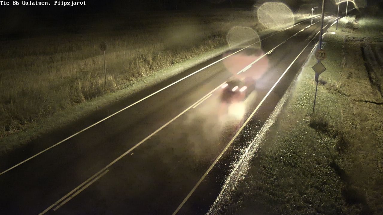 Weather Camera Image Road 86 Oulainen, Piipsjärvi, Oulainen, Pohjois-Pohjanmaa