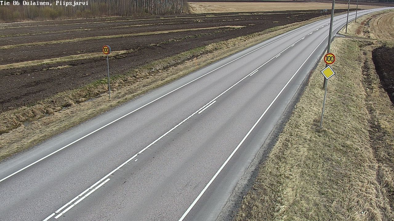 Kelikamerat Kuva Tie 86 Oulainen, Piipsjärvi, Oulainen, Pohjois-Pohjanmaa