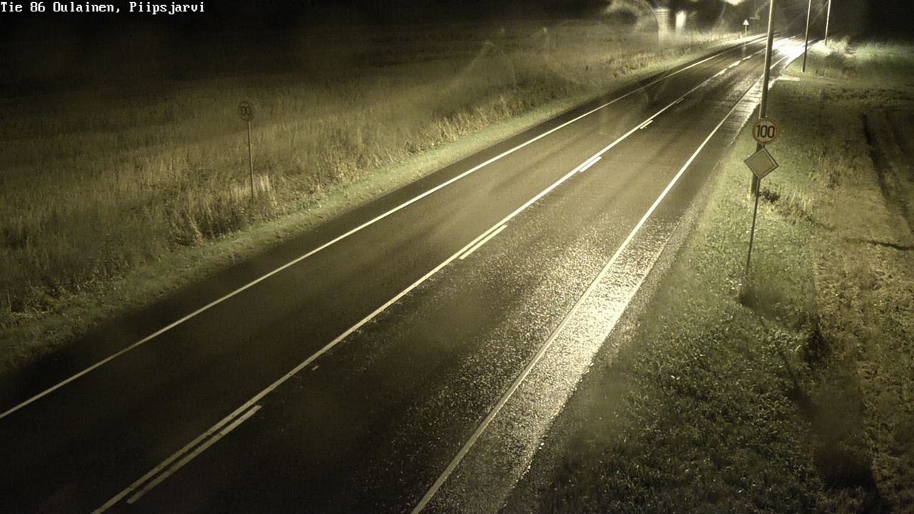 Weather Camera Image Road 86 Oulainen, Piipsjärvi, Oulainen, Pohjois-Pohjanmaa