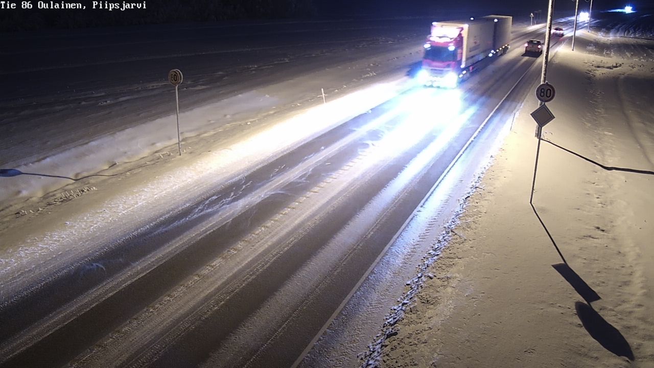 Kelikamerat Kuva Tie 86 Oulainen, Piipsjärvi, Oulainen, Pohjois-Pohjanmaa